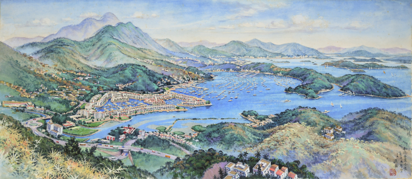 Sai Kung Panorama
Eddie Chau (1945–2020)
2005
109 x 49 cm
Watercolour
Gift of Eddie Chau’s Family
HKU.P.2024.2659.198